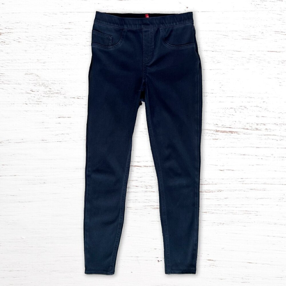 SPANX Jean-ish Ankle Leggings in Size Small Black Hidden Tummy Shaping Slimming - Picture 4 of 9